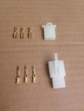 NEU 3-WEGE PIN STECKER MESSING